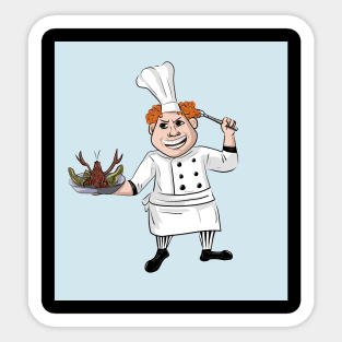 The mad Chef Sticker